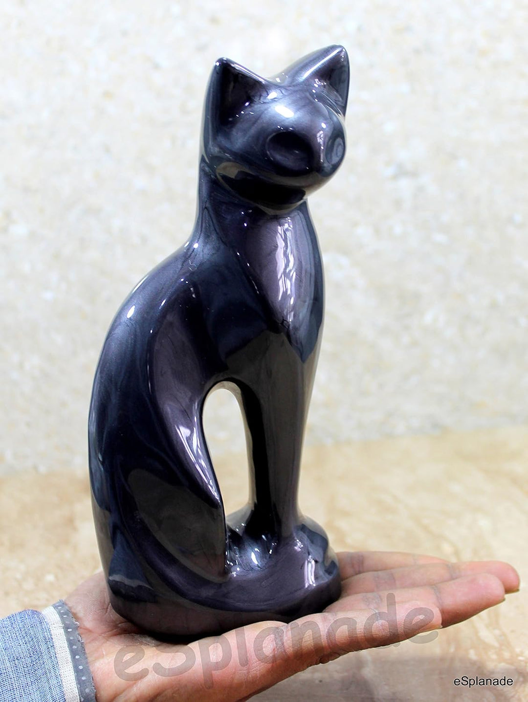 eSplanade pet cat cremation urn memorials urn behälter glas topf | Messingurne | Metallurne | Grabur