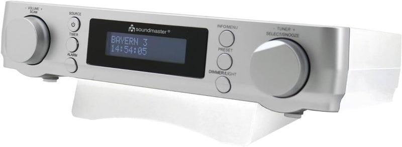 Soundmaster UR2022SI DAB+ und UKW-RDS Küchenradio Unterbauradio Radio Timer Wecker