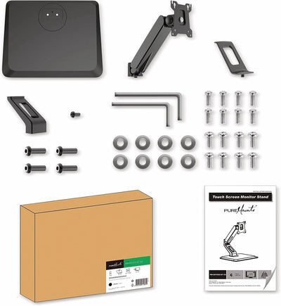 PureMounts Touchscreen Halterung für Monitore mit 43-81 cm (17-32 Zoll), VESA 75x75 bis 100x100, vol