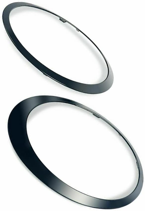 TOTMOX 1 Paar linke und rechte Autoscheinwerfer-Trimmerringe aus ABS für Mini C00PER 2007-2015, Fron