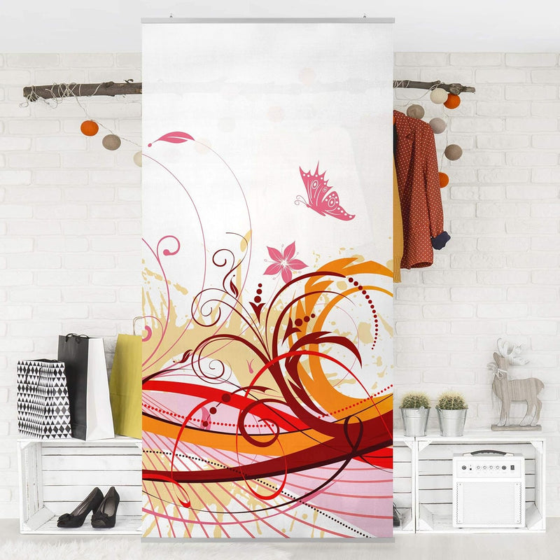 Bilderwelten Raumteiler July 250x120cm inkl. transparenter Halterung 250x120cm incl. transparent han