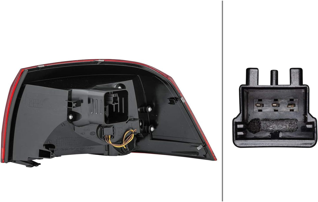 HELLA 2SD 010 970-031 Heckleuchte - LED - äusserer Teil - links - für u.a. VW Golf VI Convertible (5