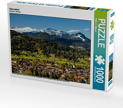 CALVENDO Puzzle Oberstdorf 1000 Teile Lege-Grösse 64 x 48 cm Foto-Puzzle Bild von Walter G. Allgöwer