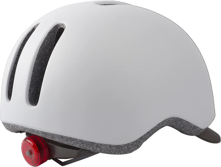 Polisport Unisex – Erwachsene Commuter Helm, White matt/Grey, L