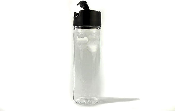 Tupperware Manhattan 1 L schwarz Ausgiesser Essig Öl Soja Sauce Servieren