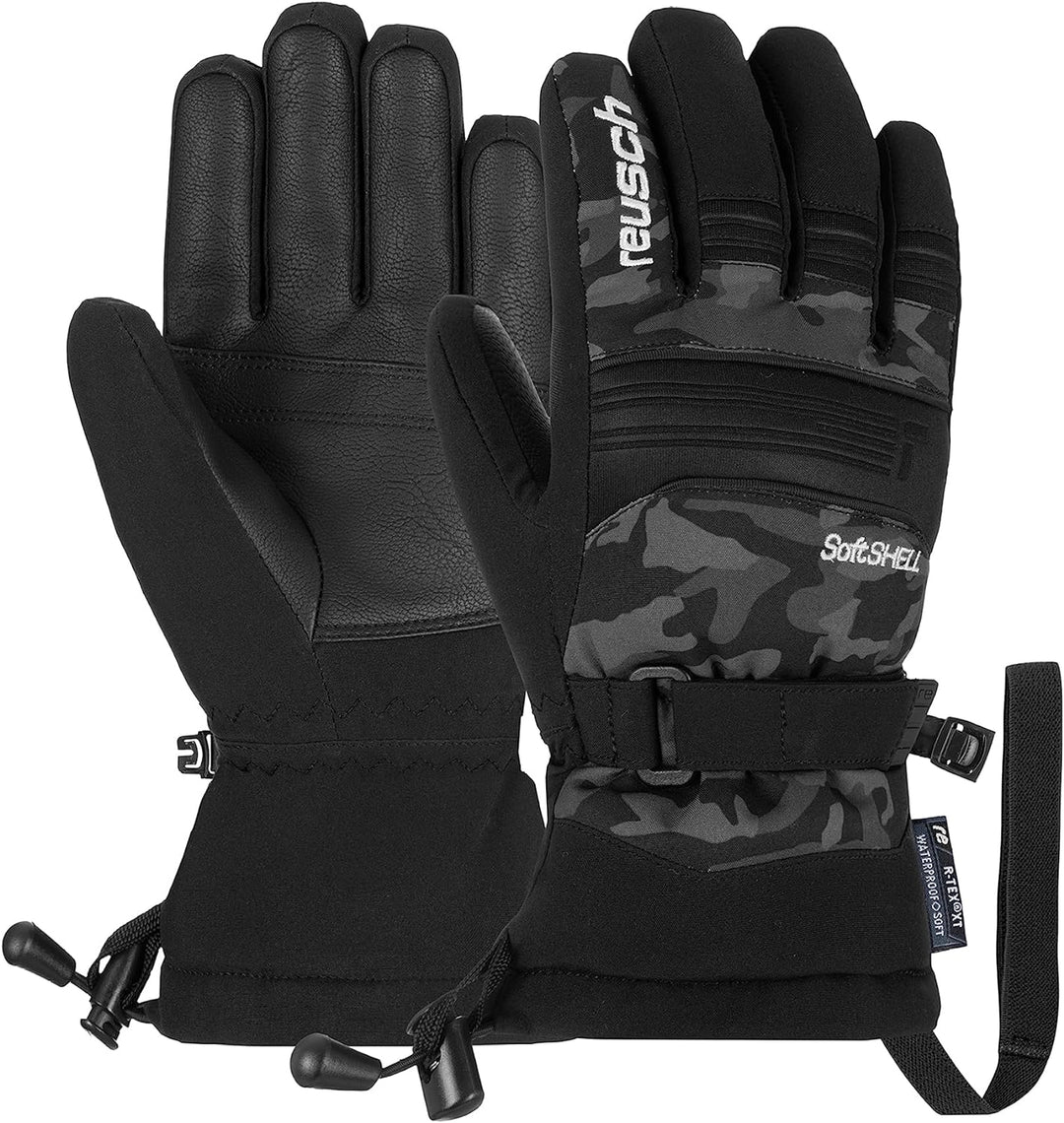 Reusch Unisex Jugend Kinder Handschuhe Kondor R-tex Xt Junior Warm, Wasserdicht, Atmungsaktiv 4 grau