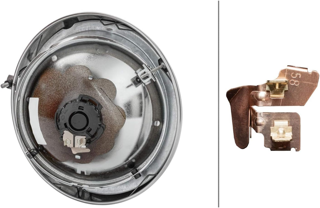 HELLA 1A8 001 149-341 Glühlampe-Hauptscheinwerfer - 12V - oval - Anbau/Einbau - rechts