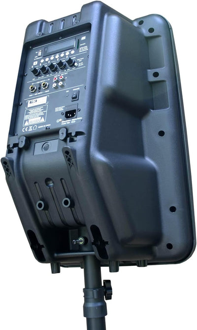 E-Lektron JAD30-B Sound-Anlage USB/SD & Bluetooth Soundsystem Digitale Bi-Amp Enstufe 400W RMS