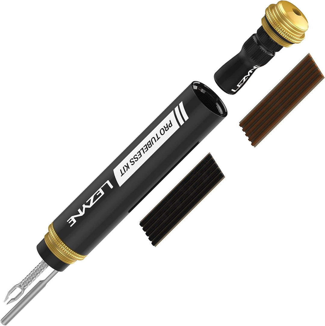 LEZYNE Pro Tubeless Fahrradreifen-Reparatur-Set, All-in-One Reifenreparatursystem für schlauchlose R