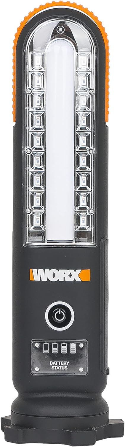 Worx WX852.1 Akku Starthilfegerät 12V mit Multifunktions-Lampe, Schwarz