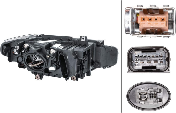 HELLA 1EL 354 983-111 Bi-Xenon/LED-Hauptscheinwerfer - links - für u.a. BMW 3 (F30, F80), Links