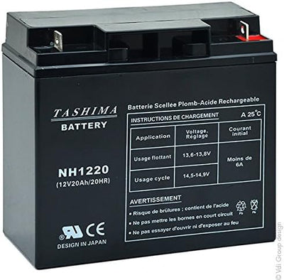 Tashima - Motorrad Batterie NH1220 / NH1218 12V 20Ah