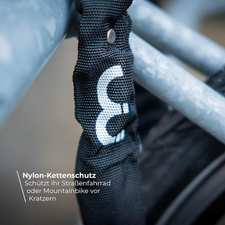 BBB Cycling Fahrradschloss mit Schlüssel PowerLink Hochsicherheits Anti-Diebstahl Fahrradschloss für