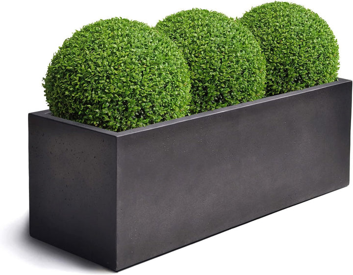 ESCHBACH® Pflanzkübel Box 80 Espresso Anthrazit Rechteckig * 80 x 31 x 31 cm * 10 Jahre Garantie 80x