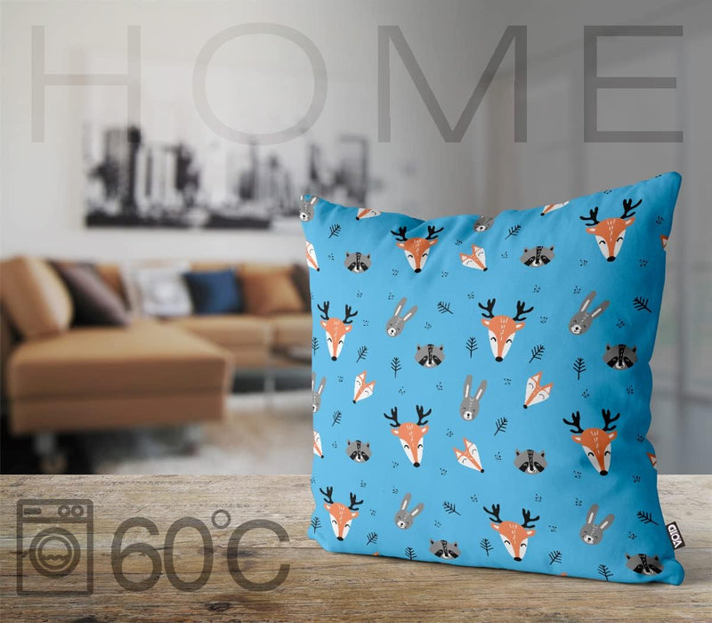 VOID Kinder lustige Tiere Kissenbezug Kissenhülle Sofakissen Kissen Deko Outdoor-Kissen Dekokissen,