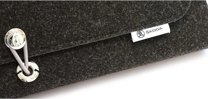 Skoda 565859091WR9 Reisedecke 175x135cm Decke Kofferraumdecke, grau