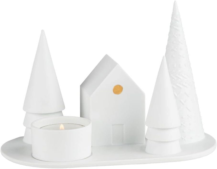 Räder Wintermärchen Kerzenhalter Waldhütte