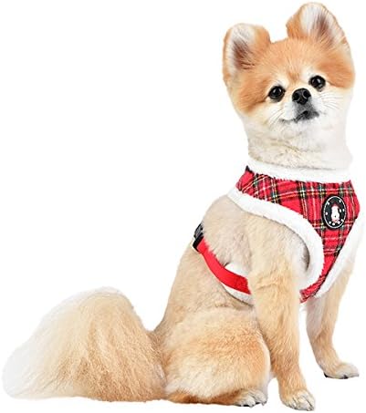 Puppia PAQD-AC1470 BLITZEN HARNESS A, M, karriert rot Rot Kariert M, Rot Kariert M