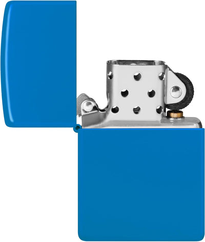 Zippo Mattes Taschenfeuerzeug Kein Logo Blau, Kein Logo Blau