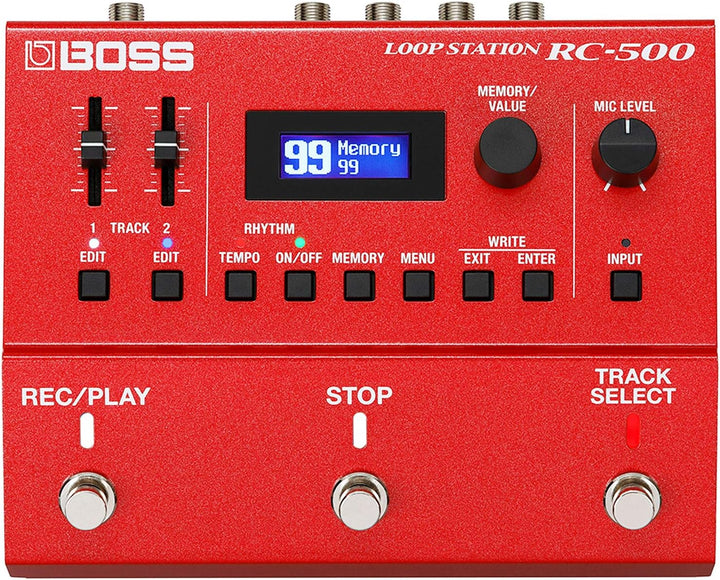 Boss RC-500 Loop Station Looper Pedal + keepdrum Gitarrenkabel 3m