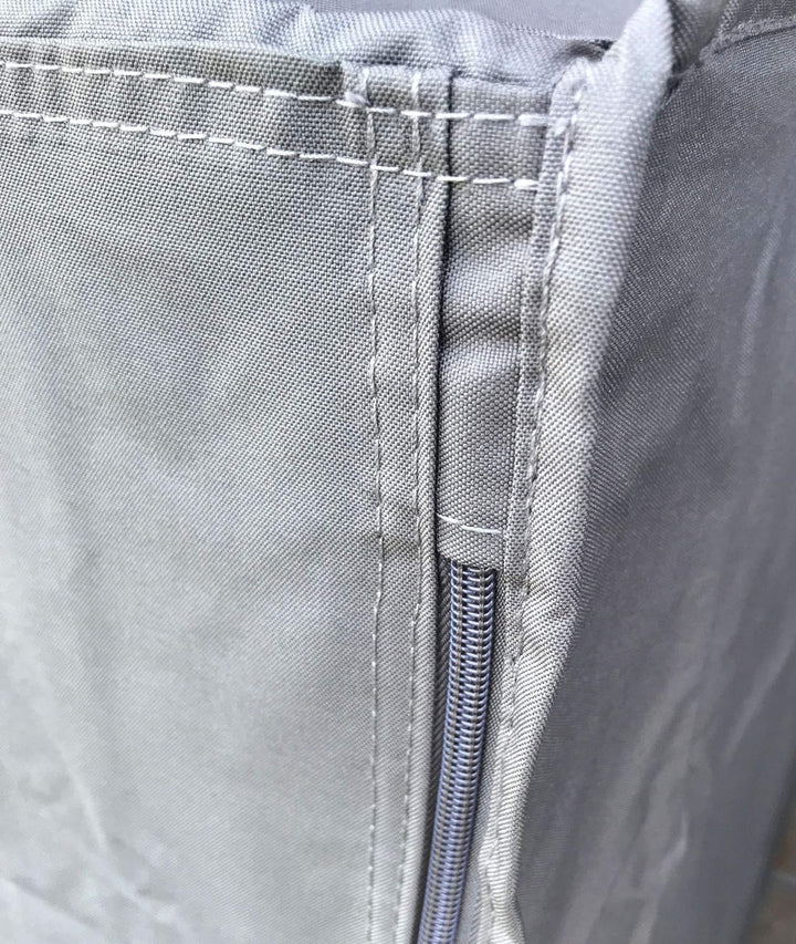 QUICK STAR Gitterbox Abdeckung 125x85x87cm Grau Schutzhülle Abdeckplane