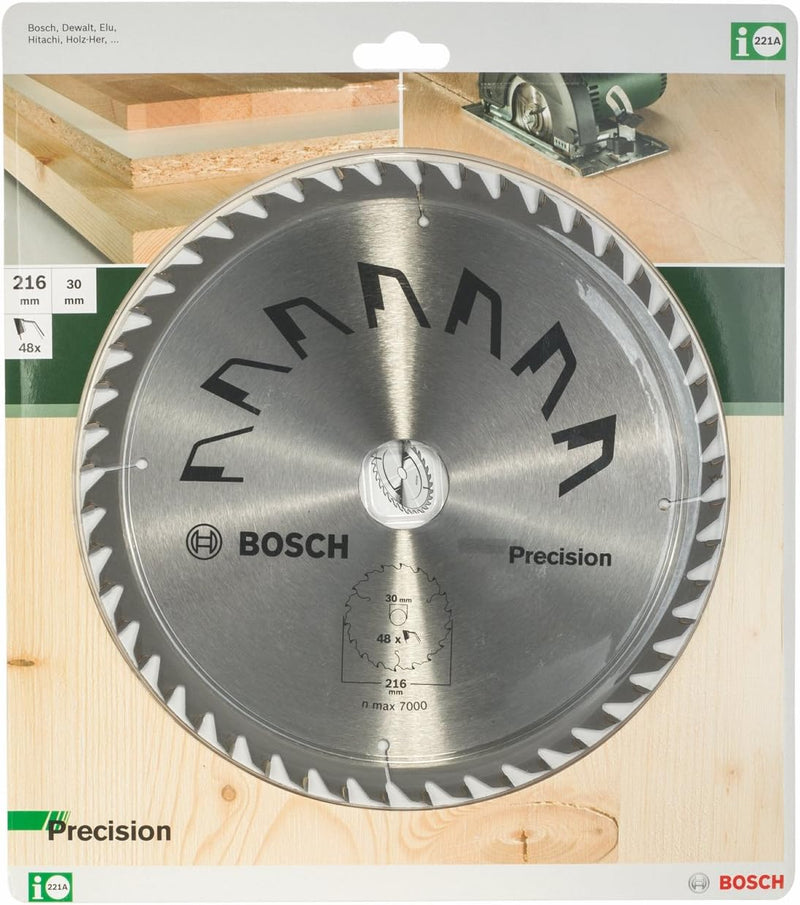 Bosch 2609256936 DIY Kreissägeblatt Precision 216 x 2 x 30/,Z48