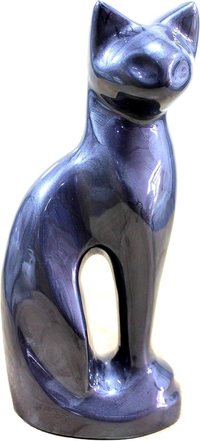 eSplanade pet cat cremation urn memorials urn behälter glas topf | Messingurne | Metallurne | Grabur