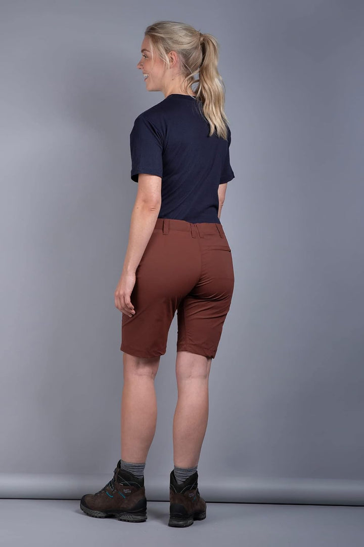 Tatonka W Travel Shorts Rot - Leichte Bequeme Damen Reise und Wander-Shorts, Grösse 42 - Farbe Auber