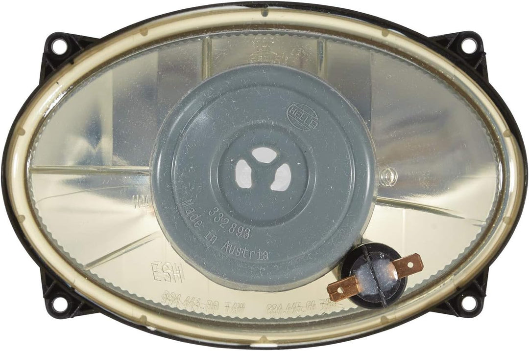 HELLA - Halogen-Scheinwerfereinsatz, Hauptscheinwerfer - 12/24V - Lichtscheibenfarbe: glasklar - bei