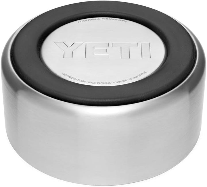 YETI Boomer 4 Hundenapf aus Edelstahl, rutschfest, fasst 907.2 g, Edelstahl
