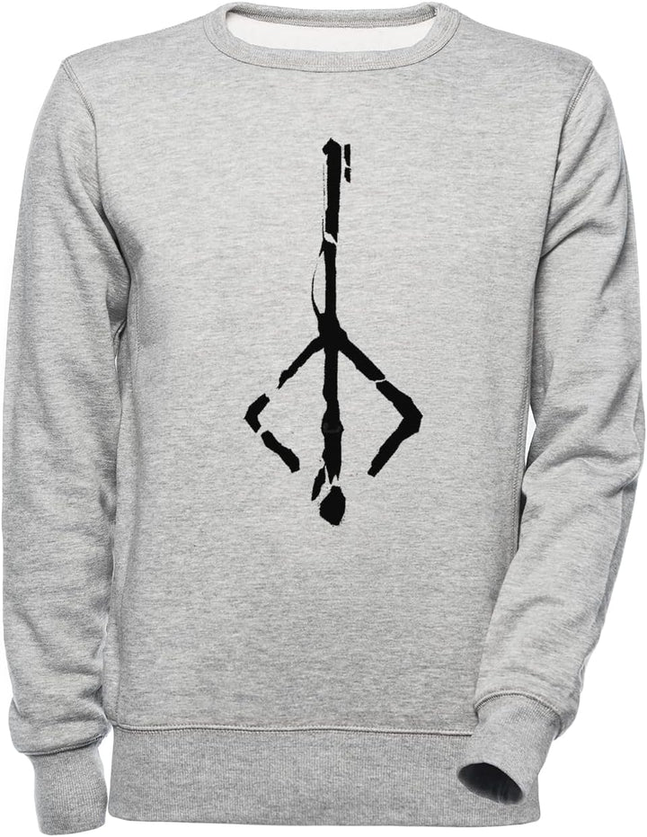 Luxogo Jäger Mark Bloodborne Unisex Grau Jumper Sweatshirt Herren Damen Unisex Grey Jumper Men's Wom