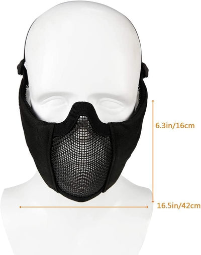 Airsoft Schnelle Helme Airsoft Mesh Maske, Halbgesicht Mesh Masken Und Taktische Anti Nebel Sicherhe