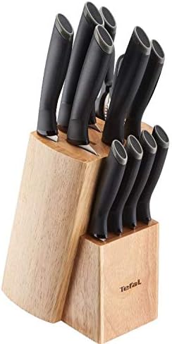 Tefal K221S414 Carne Comfort, Alloy Steel, 5.3 cubic_centimeters, Schwarz One size 4er-Set Fleichmes