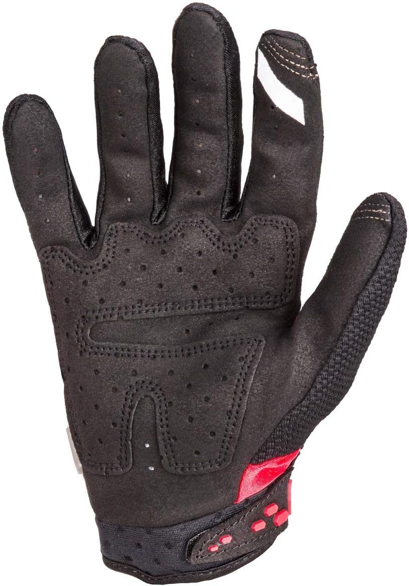 100% 10004-007-10 AIRMATIC Handschuhe Schwarz/Rot XL, Schwarz/Rot XL