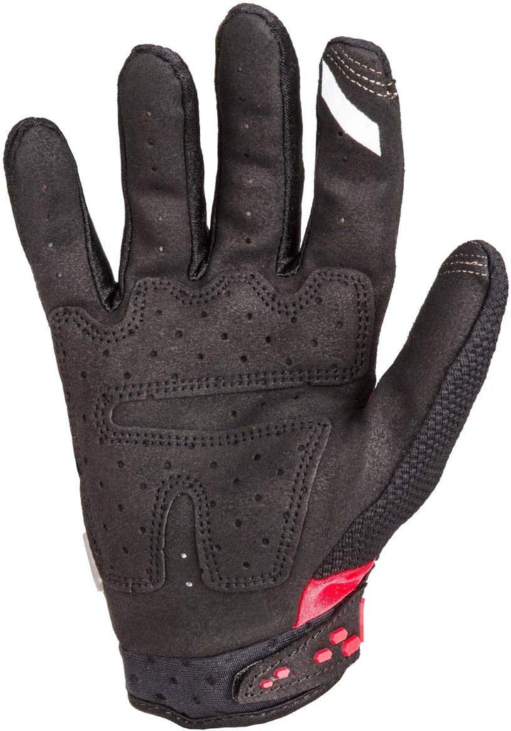 100% 10004-007-10 AIRMATIC Handschuhe Schwarz/Rot XL, Schwarz/Rot XL