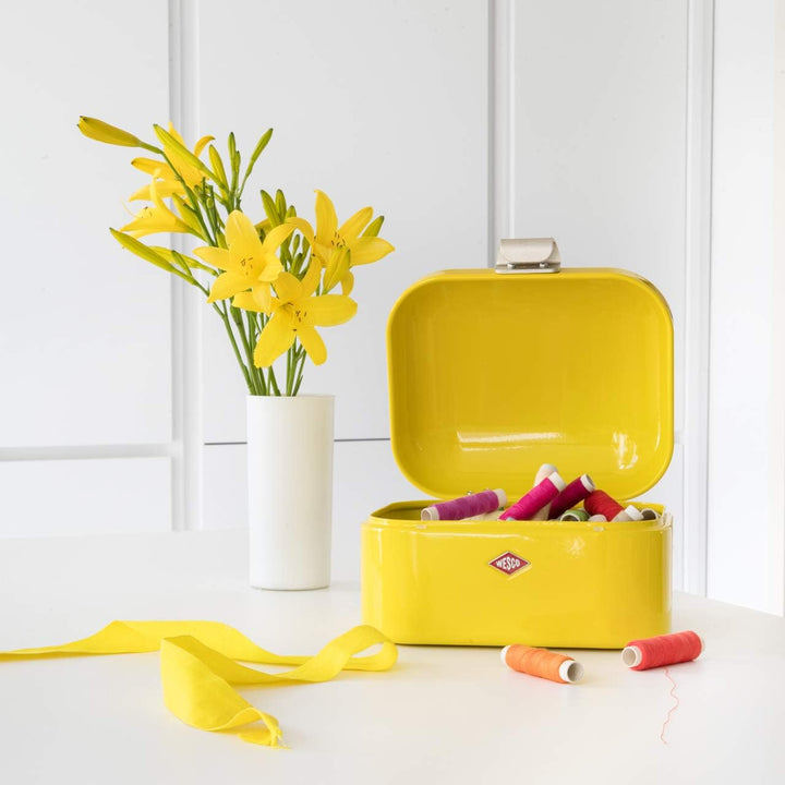 Wesco 235 001 Mini Grandy Brotkasten 17 x 18 x 12cm (L/B/H) Mint, Edelstahl, Mint