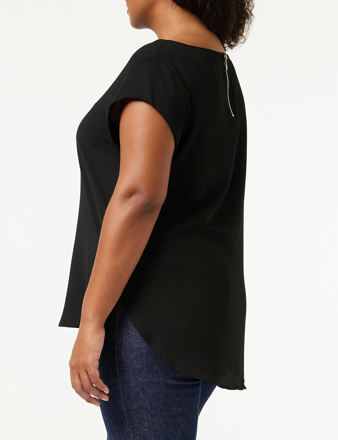 ONLY Vic Short Sleeve Top 40 (Packung mit 4) Schwarz, 40 (Packung mit 4) Schwarz