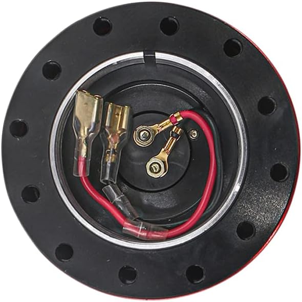 Baceyong Racing Lenkrad-Schnellspanner, Lenkrad-Schnellspanner, universelles 6-Loch-Snap-Off-Boss-Ki