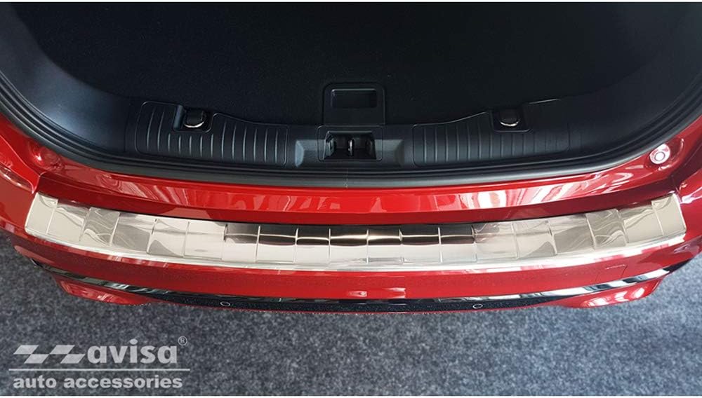 Avisa Edelstahl Heckstossstangenschutz kompatibel mit Ford Kuga III ST-Line/Vignale/Hybrid ST-Line 2