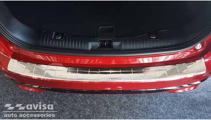 Avisa Edelstahl Heckstossstangenschutz kompatibel mit Ford Kuga III ST-Line/Vignale/Hybrid ST-Line 2