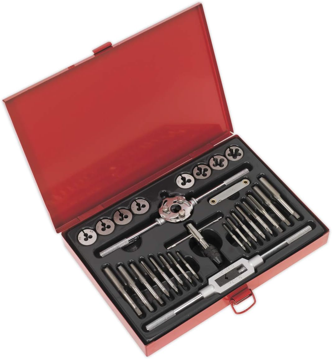 Sealey Ak3028 Gewindeschneid-Set, metrisch, 28-teilig 28 Pieces, 28 Pieces