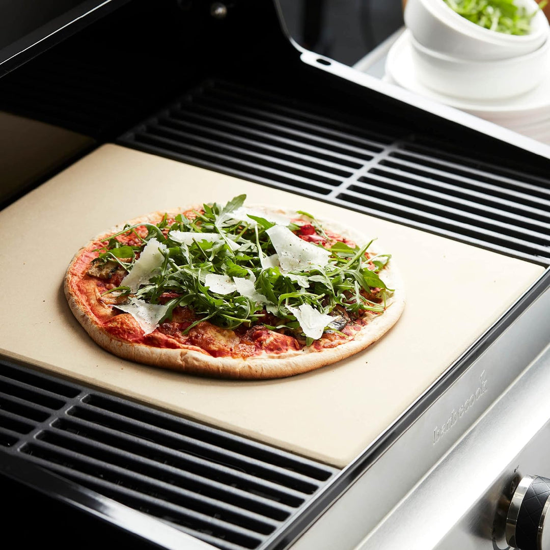 Pizzastein feuerfeste Keramik 1,2 cm dick passend für Grill Siesta & Quisson