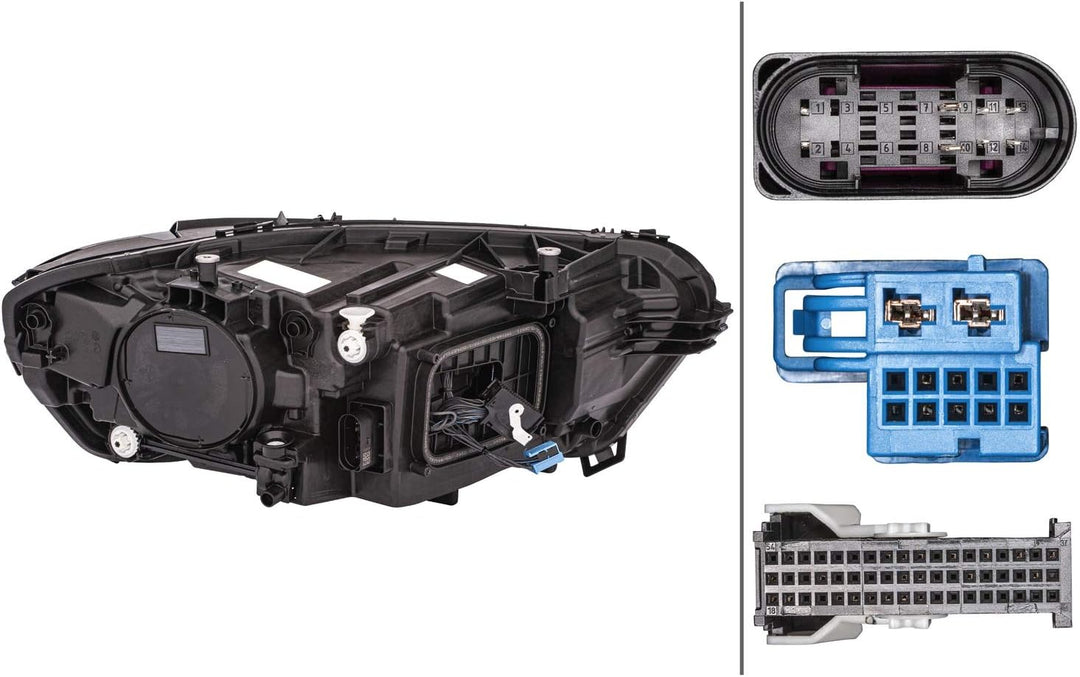 HELLA 1EX 015 086-511 LED-Hauptscheinwerfer - links - für u.a. Mercedes-Benz Cla (C118), links