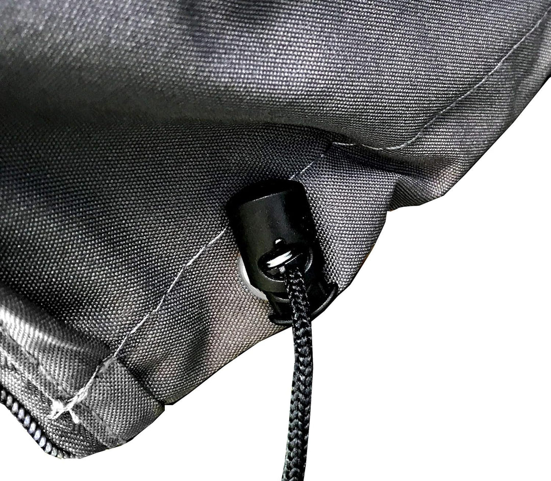 QUICK STAR Gitterbox Abdeckung 125x85x87cm Grau Schutzhülle Abdeckplane