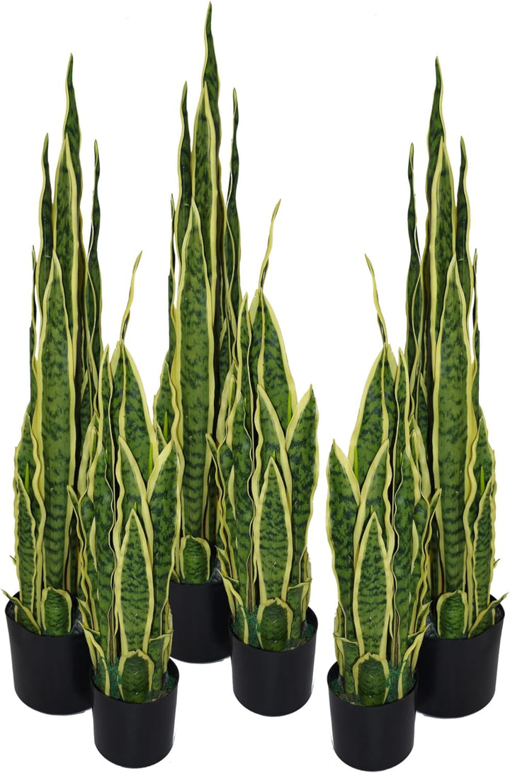 Leaf Kunstpflanze Sansevierie, 55 cm, Gelb/Grün 55cm Sansevieria, 55cm Sansevieria