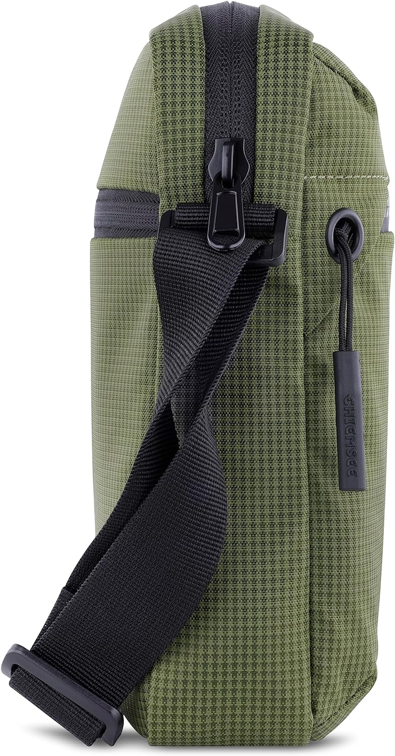 Chiemsee Light N Base kleine Schultertasche Messenger Bag Kuriertasche Olive, Olive