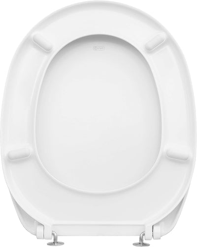 Cornat WC-Sitz "Camero" - Klassisch weisser Look - Pflegeleichter Duroplast - Schlichtes Design pass