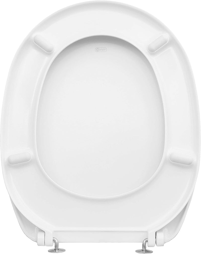 Cornat WC-Sitz "Camero" - Klassisch weisser Look - Pflegeleichter Duroplast - Schlichtes Design pass