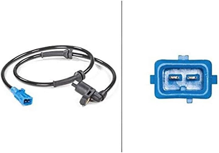 HELLA 6PU 009 106-541 Sensor, Raddrehzahl - 12V - Vorderachse beidseitig - Kabel: 765mm