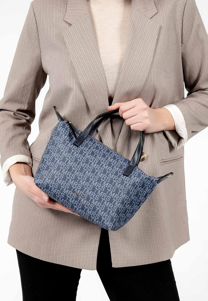 Tamaris Shopper Grace 31436 Damen Handtaschen Print Einheitsgrösse Blau, Einheitsgrösse Blau